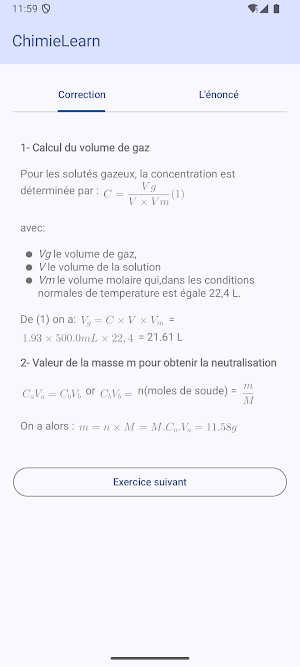 ChimieLearn Screenshot 2