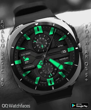 Analog Basic 40 Wear OS 5+ Screenshot 3