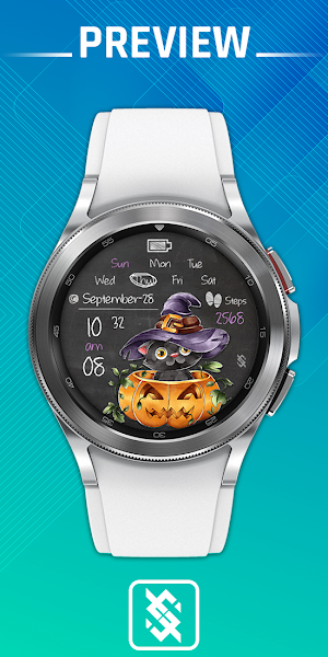 BFF31- Halloween Cat & Pumpkin Screenshot 0
