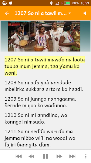Fulfulde proverbes avec audio vol5 Screenshot 2