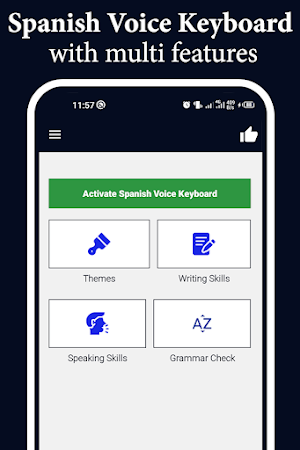 Spanish Voice Typing Keyboard Screenshot 0