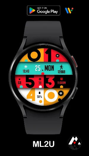 ML2U 145 Watch Face Screenshot 2
