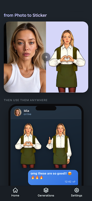 stickerate - AI Sticker Maker Screenshot 1