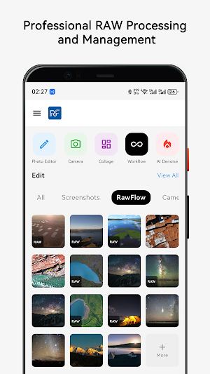 RawFlow - RAW Editor & Astro Screenshot 0