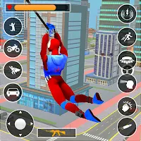 Spider Hero Fighting Rope Hero