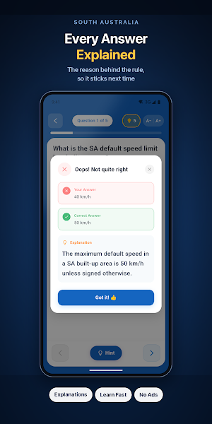 SA Learner Theory Test Screenshot 3