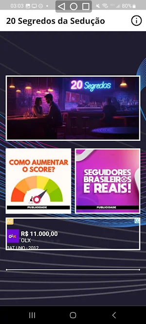 20 Segredos da Sedução Screenshot 0