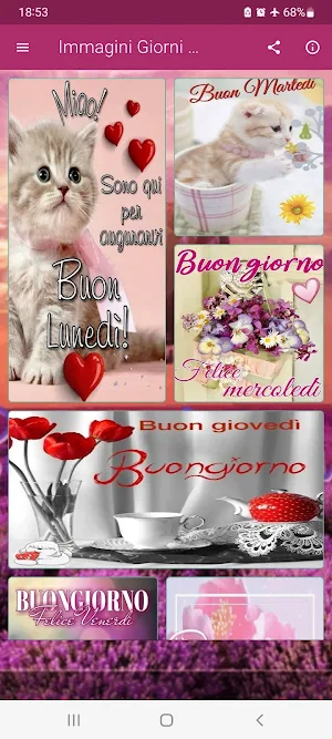 Immagini Giorni Settimana Screenshot 0
