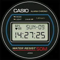 Casio Digital watch face