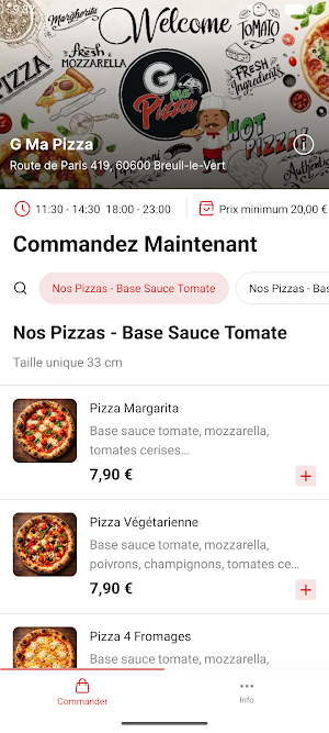 G Ma Pizza Screenshot 0