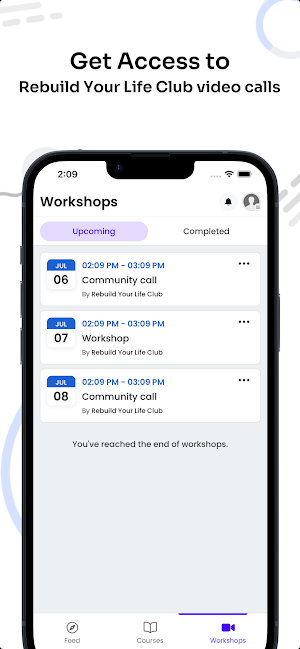 Rebuild Your Life Club Screenshot 3