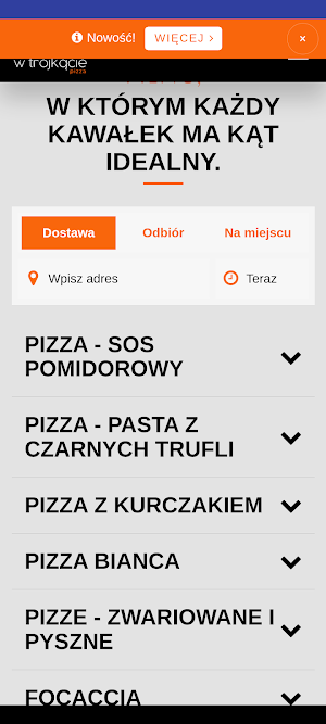 W trójkącie - Pizza Screenshot 0
