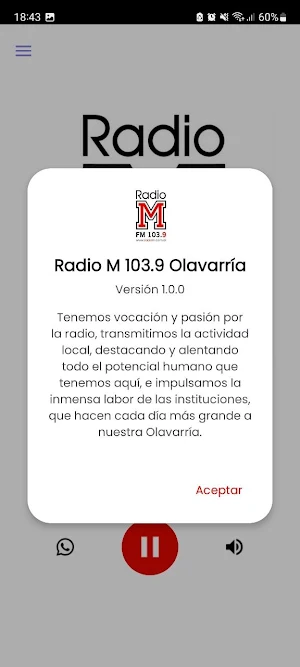 Radio M 103.9 Olavarrí­a Screenshot 2