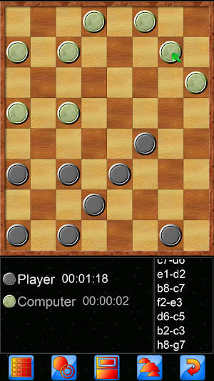 Checkers V+, online multiplayer checkers game Screenshot 2