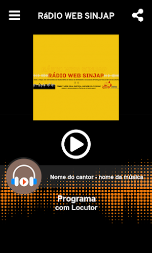 RÁDIO WEB SINJAP Screenshot 1