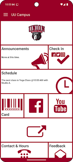 UU Campus Rec Screenshot 1