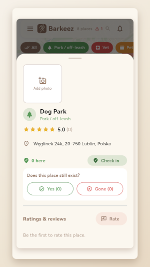 Barkeez – dog map & walks Screenshot 2