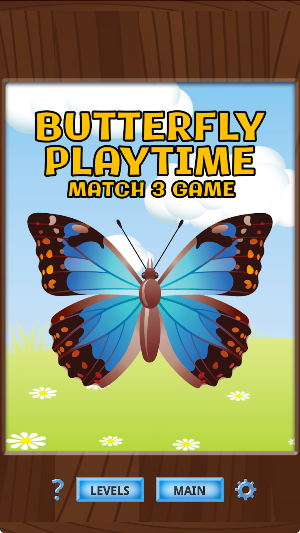 Butterfly Playtime Match 3 Screenshot 0
