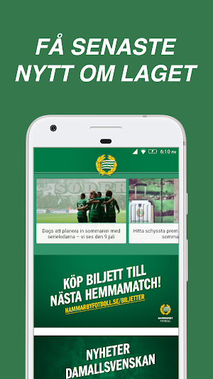 Hammarby Fotboll Live Screenshot 2