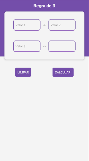 Regra de 3 Screenshot 0