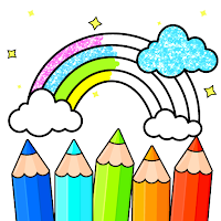 Glitter Coloring for Toddlers