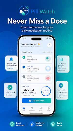 PW Pill & Medication Reminder Screenshot 0