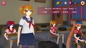 Anime Girl School Simulator Screenshot 0