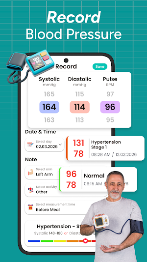 Blood Pressure Log & Tracker Screenshot 0