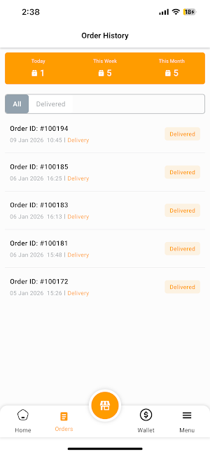 Blinky Merchant App Screenshot 0
