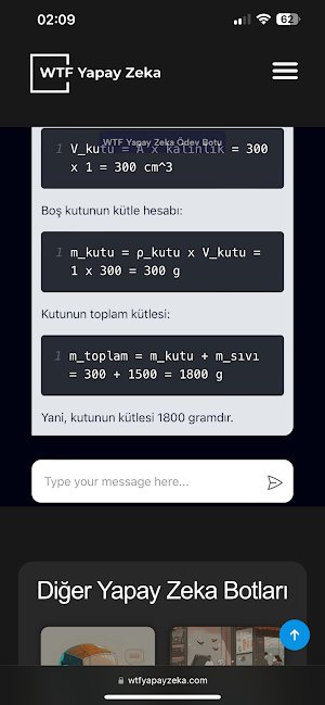 WTF Yapay Zeka Screenshot 2