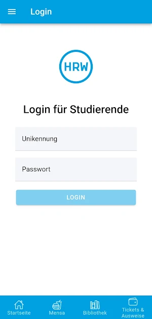 HRW CampusApp Screenshot 2