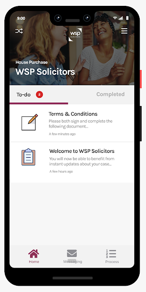 WSP Solicitors Screenshot 0