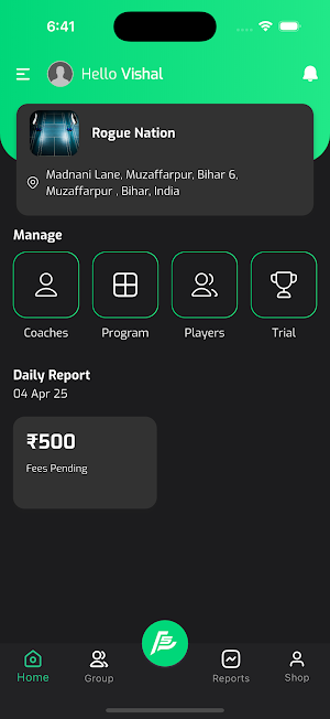 Push Sports Screenshot 0
