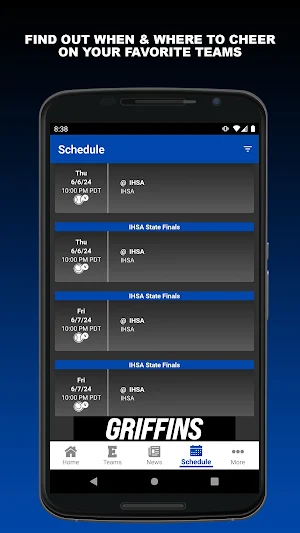 Lincoln-Way East Griffins Screenshot 1