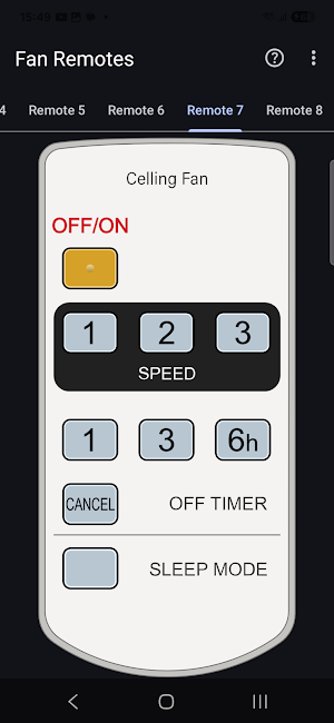 Fan Remote Control for KDK Screenshot 0