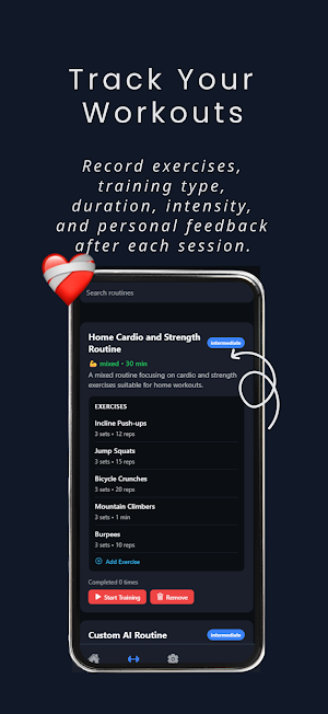 Fiseec: Workout & Fitness Screenshot 2
