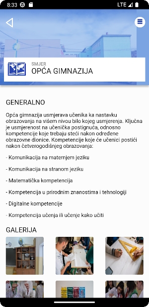 JU SC "NEDŽAD IBRIŠIMOVIĆ" IL Screenshot 1