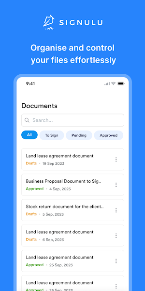 Signulu - eSignature Screenshot 2