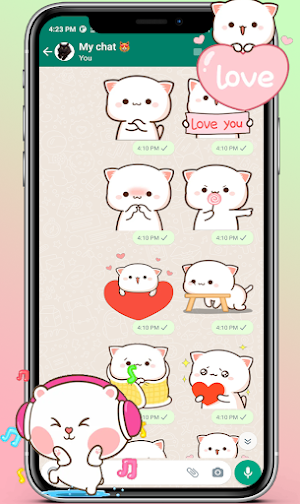 Animated Mochi Cat Mochi 2022 Screenshot 0