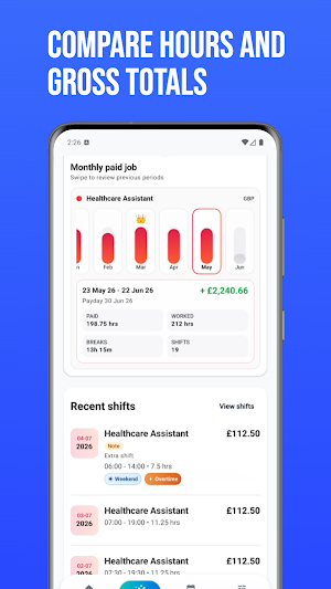 WagePal: Shift & Pay Tracker Screenshot 3