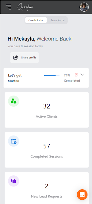 Delenta Coaching Screenshot 1