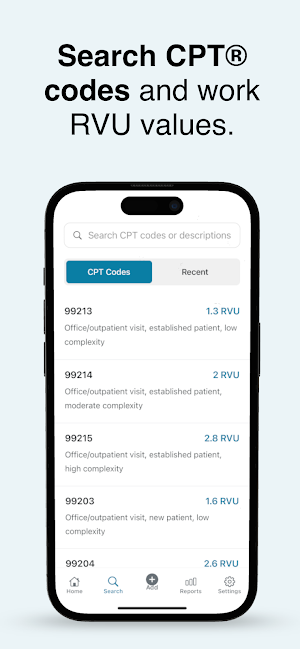 RVU Tracker: Physician RVUs Screenshot 1