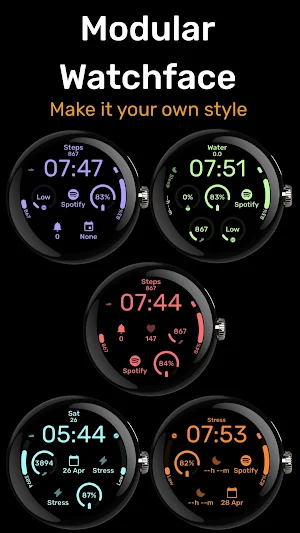 Modular - Wear OS Watchface Screenshot 1