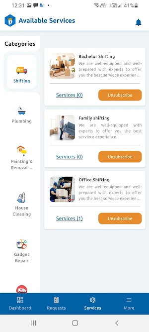 Home Service - Provider Screenshot 2