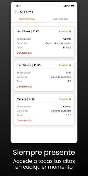 De Marcos Barbería Screenshot 3