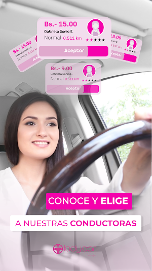 Ladycar: transporte para ellas Screenshot 1