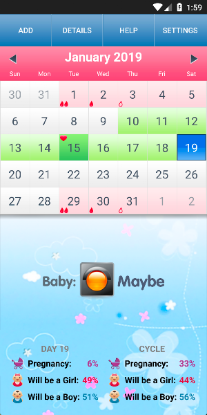 Period Tracker for Women: Menstrual Cycle Calendar Screenshot 1