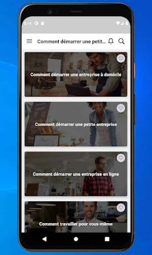 Comment démarrer une petite entreprise Screenshot 1