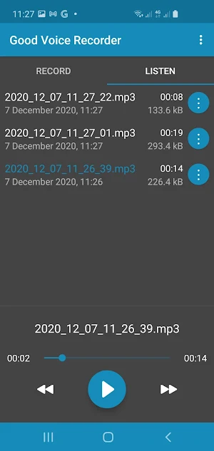 Good Voice Recorder - Sound & Audio Recorder Screenshot 1