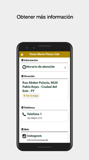 Dona Maria Pizzas Cde Screenshot 2